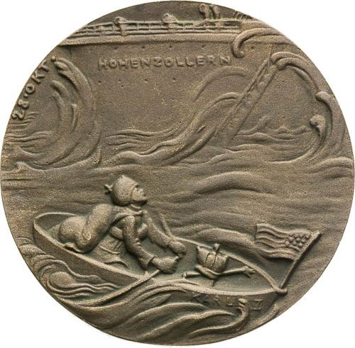Bronze Medal 1918 - back
