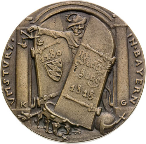 Bronze Medal 1918 - front