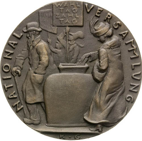 Bronze Medal 1919 - front
