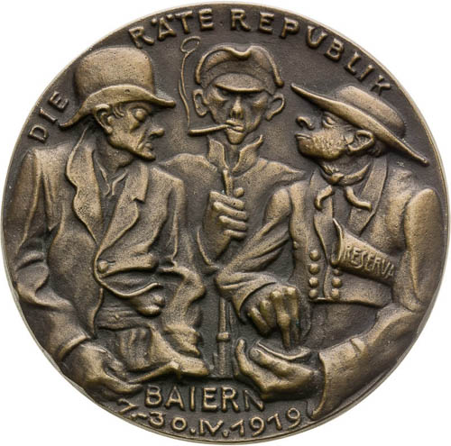 Bronze Medal 1919 - front