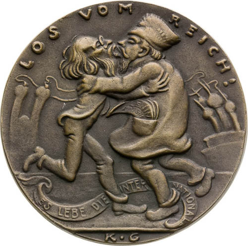 Bronze Medal 1919 - back