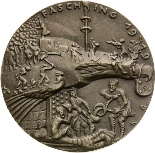 Bronze Medal 1919 - front