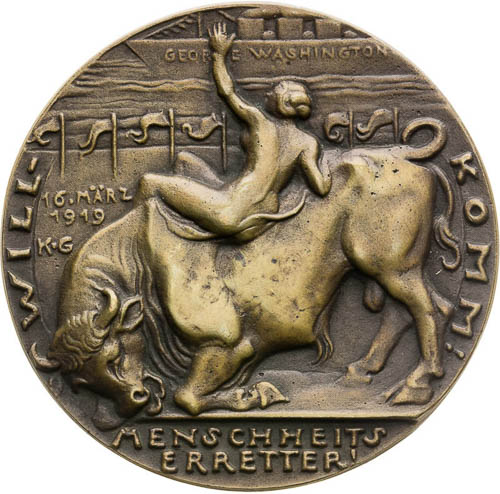 Bronze Medal 1919 - front