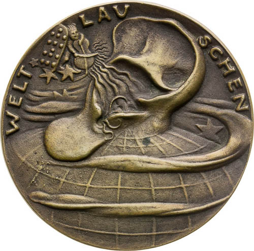 Bronze Medal 1919 - back