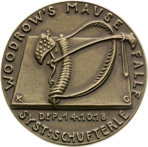 Bronze Medal 1919 - back