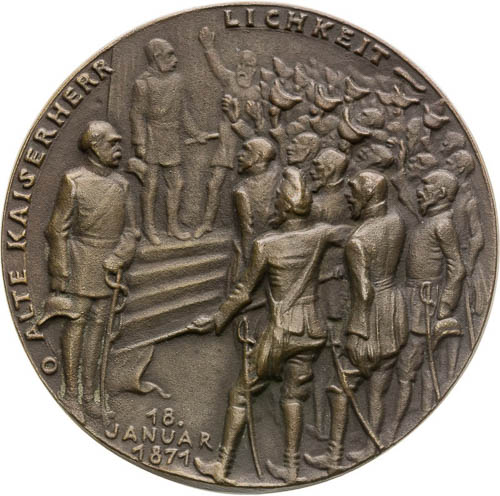Bronze Medal 1918 - back