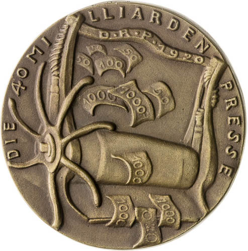 Bronze Medal 1920 - front