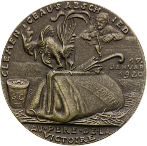 Bronze Medal 1920 - front