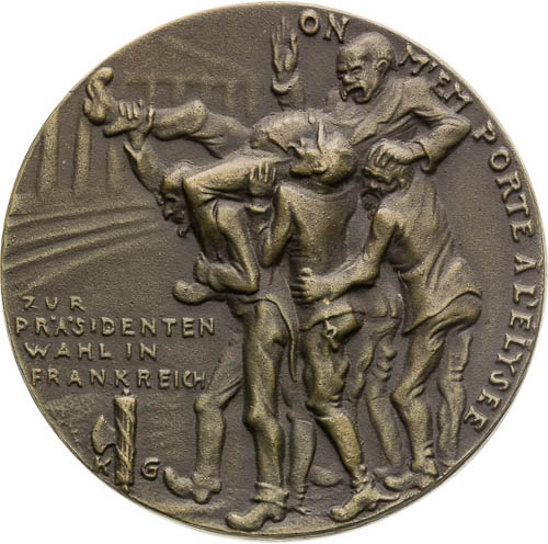 Bronze Medal 1920 - back