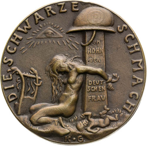 Bronze Medal 1920 - front