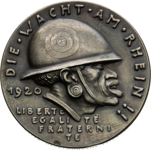 Silver Medal 1920 - front