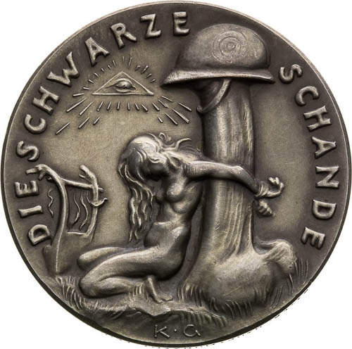 Silver Medal 1920 - back