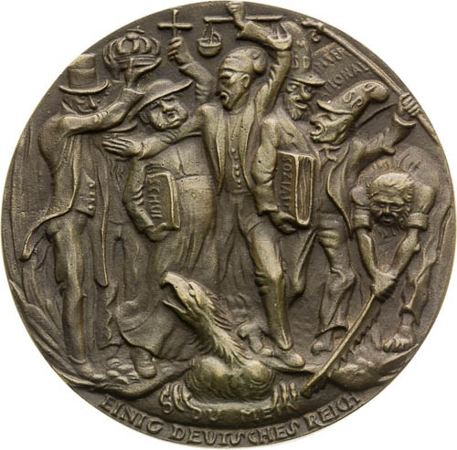 Bronze Medal 1920 - back