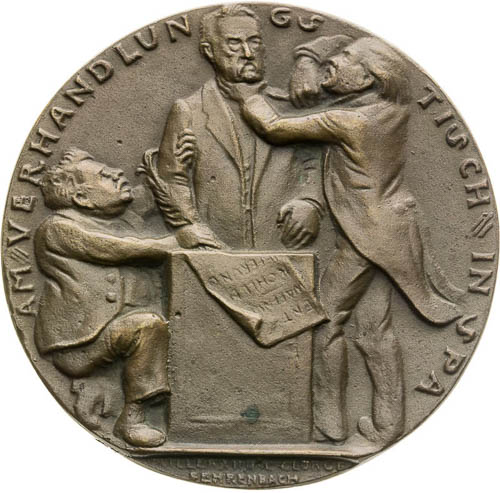 Bronze Medal 1920 - back