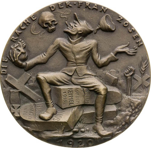 Bronze Medal 1920 - back