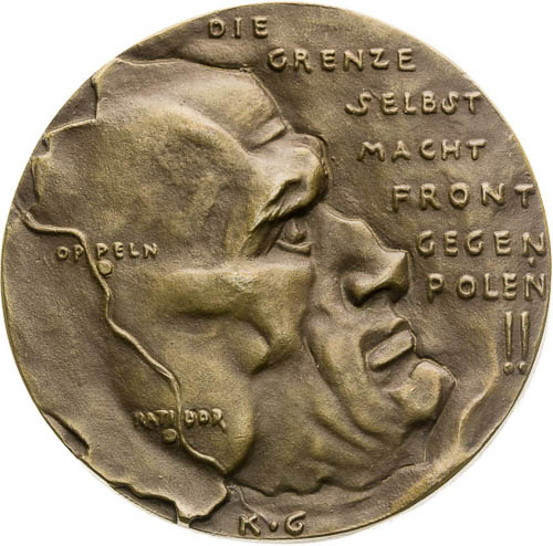 Bronze Medal 1921 - front