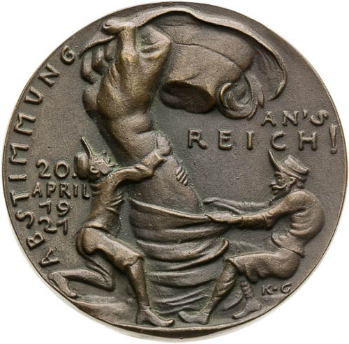 Bronze Medal 1921 - front