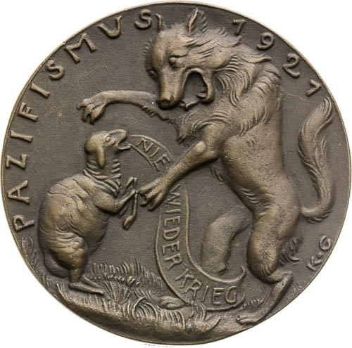 Bronze Medal 1921 - front