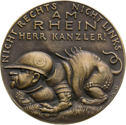 Bronze Medal 1922 - back