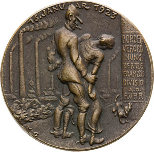 Bronze Medal 1923 - front