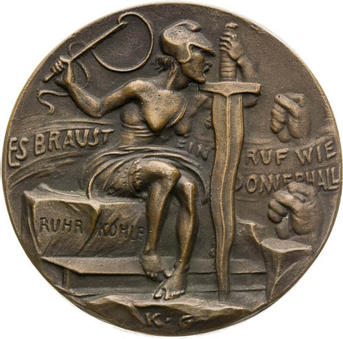 Bronze Medal 1923 - back