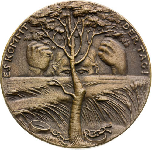 Bronze Medal 1923 - back