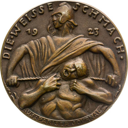 Bronze Medal 1923 - back