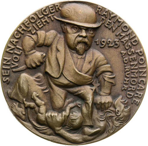 Bronze Medal 1923 - front
