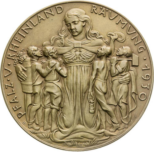 Bronze Medal 1930 - front