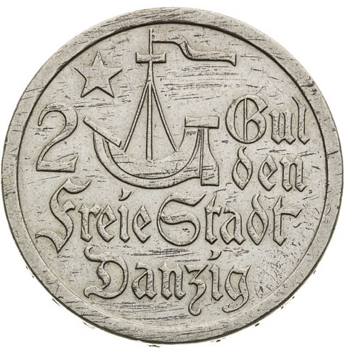 2 Gulden 1923 - back