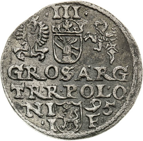 3 Groschen 1595 - back