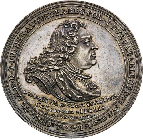 Medal 1733 - front