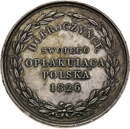 Silver Medal 1826 - back