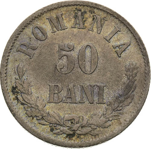 50 Bani 1873 - back