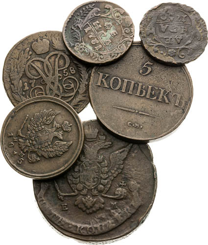 Coins (6 pcs) - front