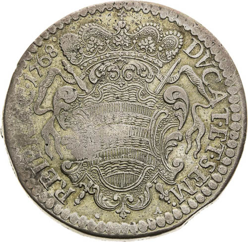 Thaler 1768 - back