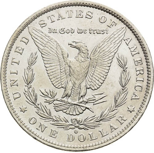 Dollar 1883 - back