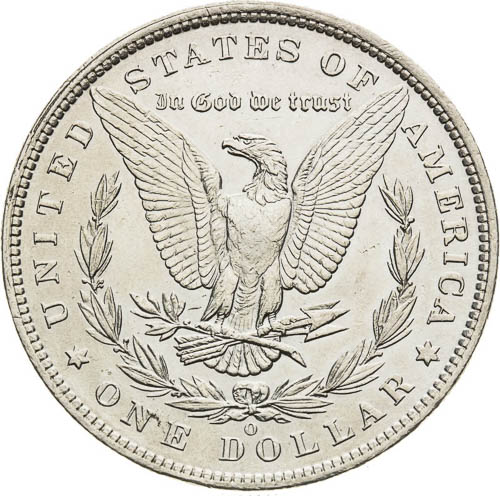 Dollar 1885 - back