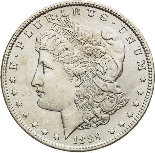 Dollar 1889 - front