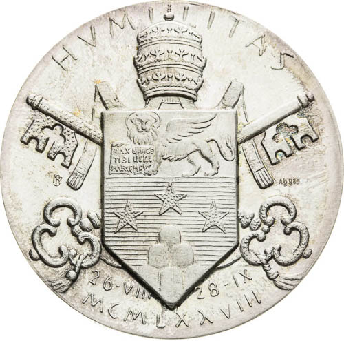 Silver Medal 1978 - back