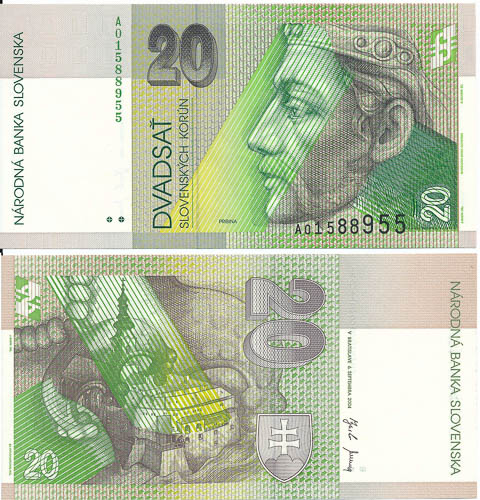 20 Koruna 2004 A - front