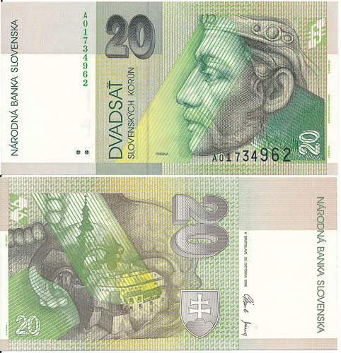 20 Koruna 2006 A - front