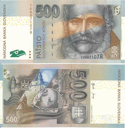 500 Koruna 2000 F - front