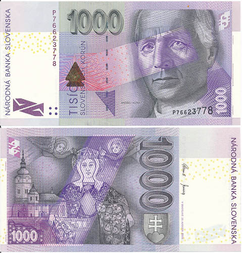 1000 Koruna 2005 P - front