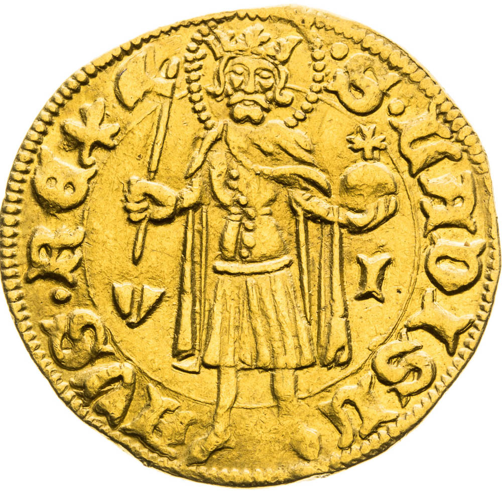 Goldgulden (1393-1395) - back