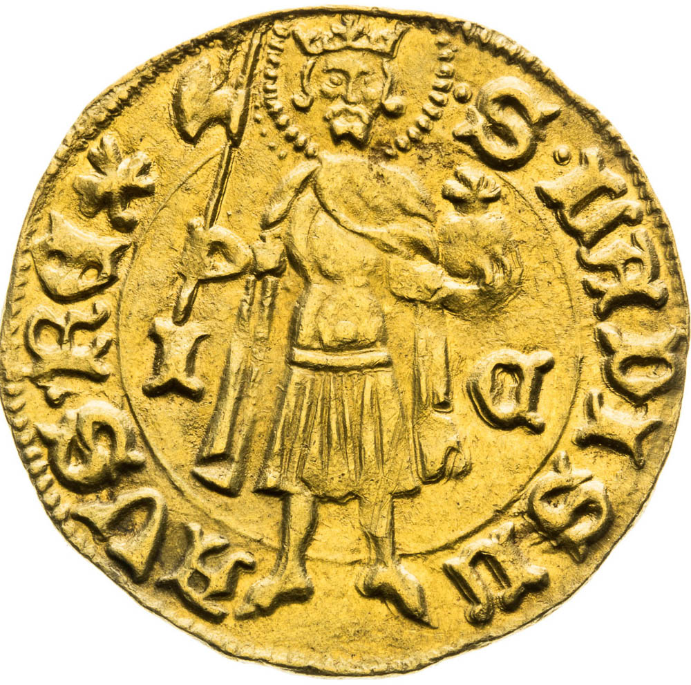 Goldgulden (1387-1437) - back