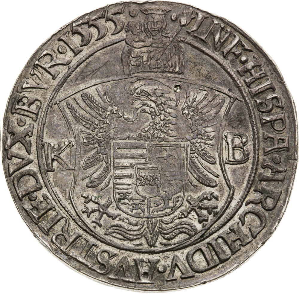 Thaler 1555 - back