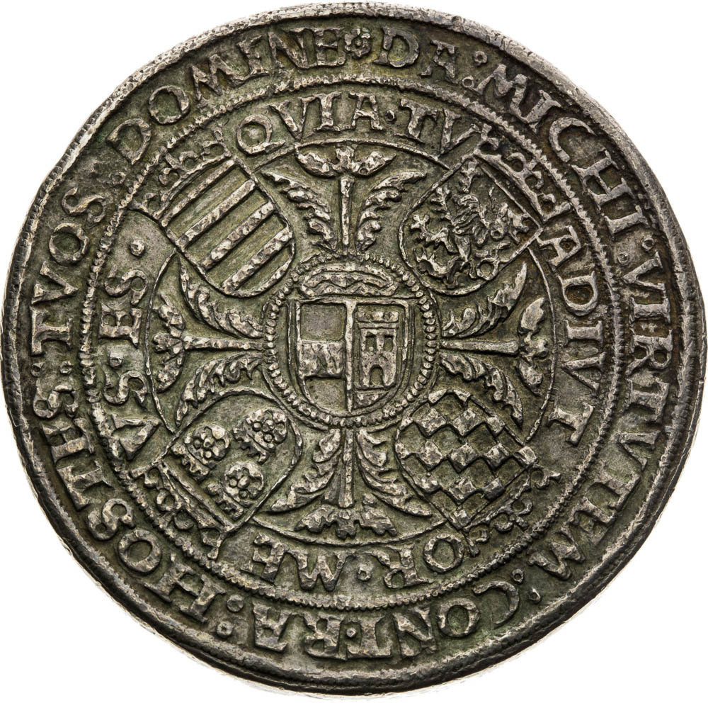 Silver medal 1529 - 2 3/4 thaler - back