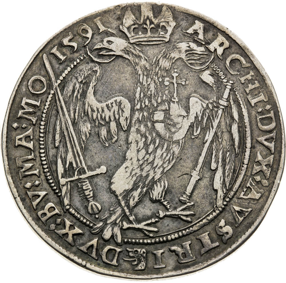Thaler 1591 - back