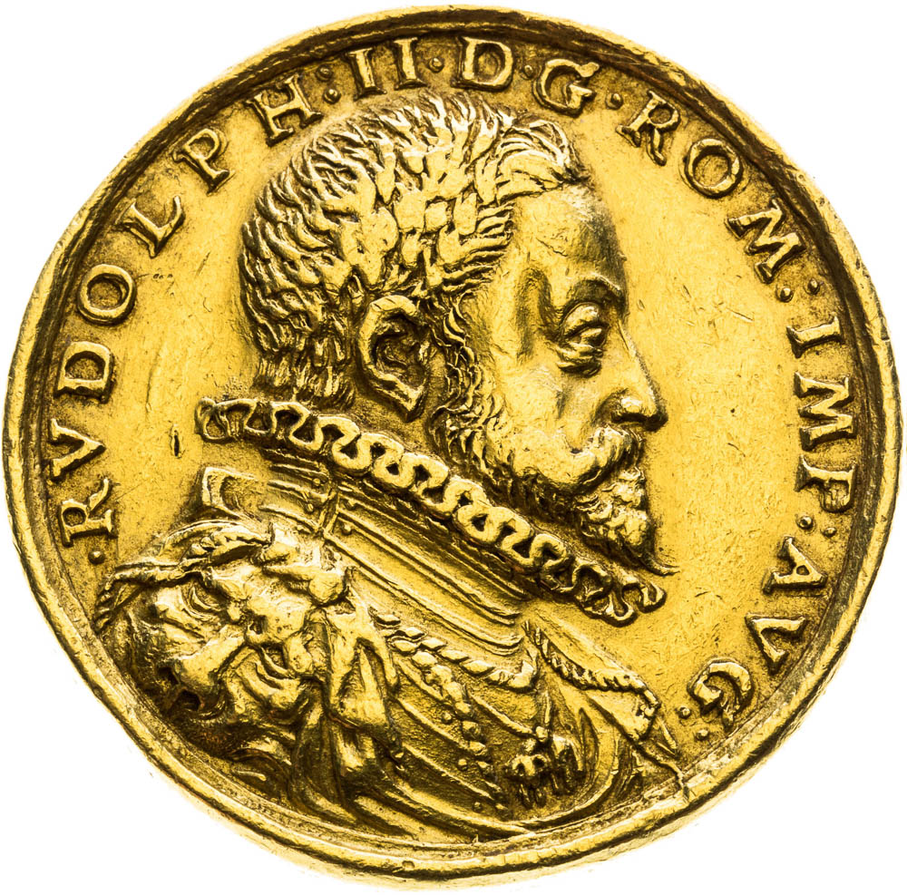 Gold medal 1599 - 6 Ducats - front
